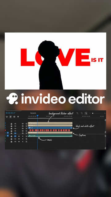 How to edit this black and white effect  #videoediting 