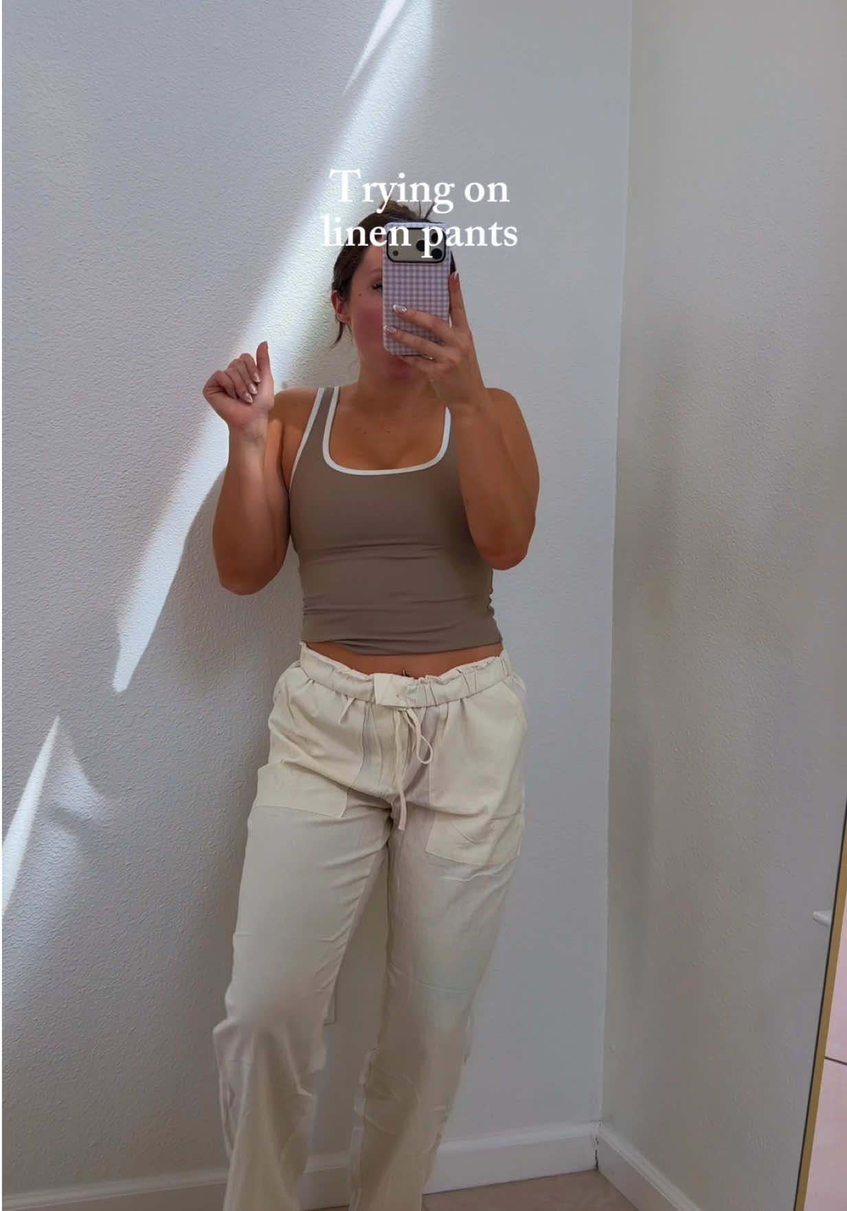 I am wearing a medium!! 🤍 - #linenpants #OOTD #outfitinspo #outfitideas 