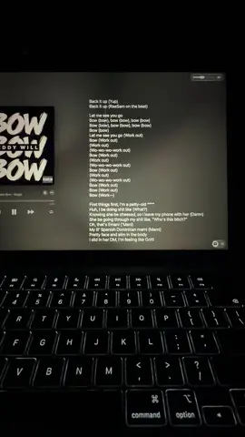 Bow Bow Bow🖤 | f4more #applemusic #viral #lyrics 