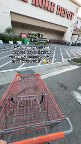 POV: You bought a house and somehow Home Depot, Lowe’s & furniture stores became your new weekend plans 😂🏠🔨 Anyone else going through this? 😭👇 #newhomeowner #homeownertok #homeimprovement #newhouse #hometiktok   