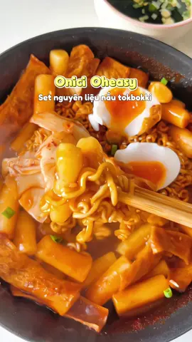 Set nguyên liệu nấu Tokbokki #onici #onicioheasy #tokbokki #setnguyenlieu #xuhuong 
