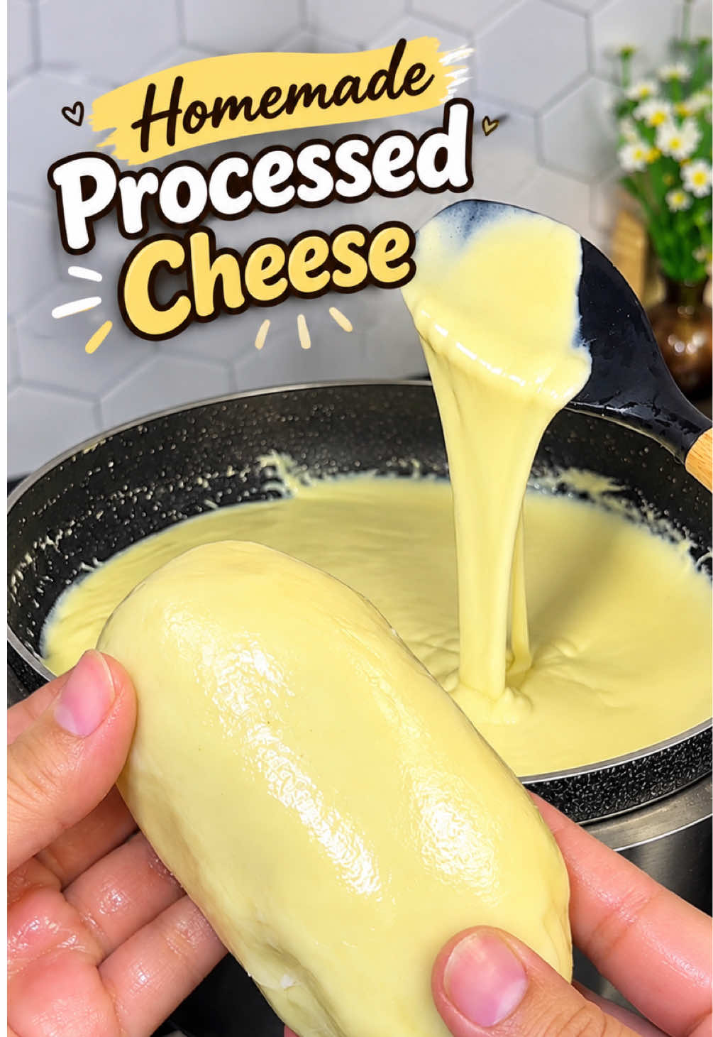 Homemade Processed Cheese Recipe 🧀✨ INGREDIENTS: •Milk (Raw) - 2 liter •Lemon juice/ vinegar - 1/2 cup FOR MAKING PROCESSED CHEESE :- •Fresh cheese - 250g •water - 2 tsp •Citric Acid - 1/2 tsp (5g) •Baking Soda - 1/2 tsp (5g) •Salted Butter - 2 tbsp cup (25g) •Milk (Boiled)- 2 tbsp (40 ml) •Salt - 1/2 tsp #ProcessedCheese #HomemadeCheese #HomemadeProcessedCheese #CheeseRecipe #CheeseLovers 