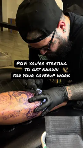 POV you're starting to get known for some off the chain cover ups!!!!! Some before and afters!!! Got a tattoo you want gone?!?! Come see me and let's make it disappear!!! #tattoo #fyp #coverup #beforeandafter #florida 