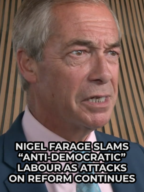Nigel Farage has accused the Government of trying to 