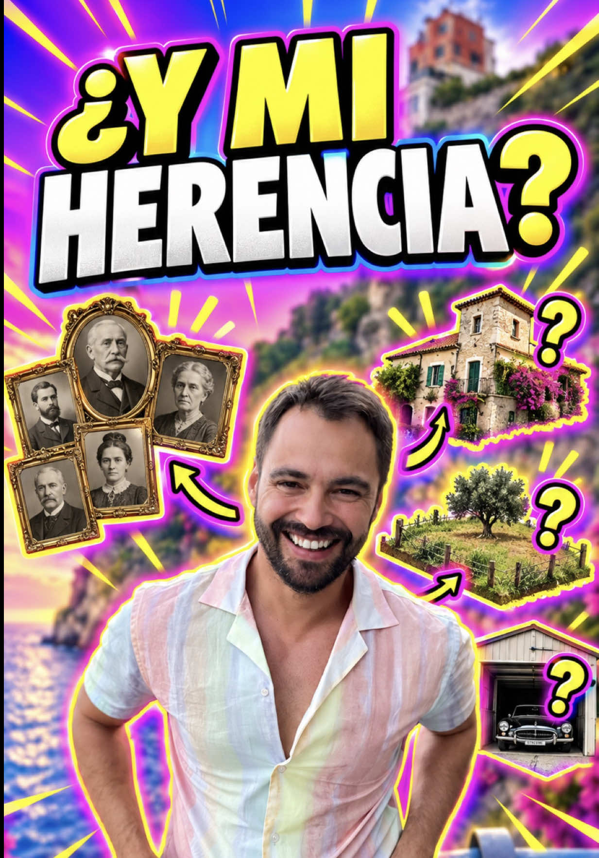 Miles de antepasados hicieron lo imposible para que yo llegara hasta acá… pero ninguno tuvo la delicadeza de dejarme una casa, un terreno o aunque sea un garaje. 😂 ¿A vos te dejaron algo o también heredaste solamente la genética? #humor #comedia #familia #herencia #viral 