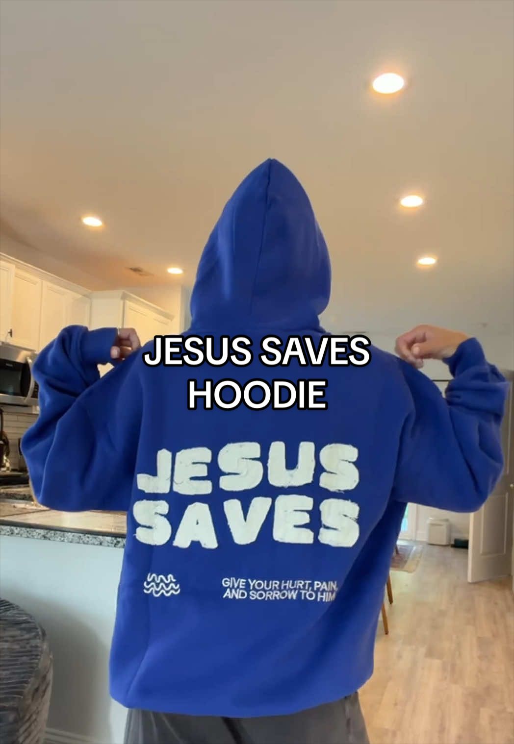 A hoodie that lets you rep the name of Jesus in style!!#christianhoodie #christianapparel 