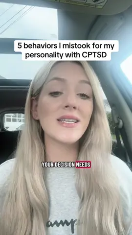 What is something you thought was a personality trait that you later discovered was a CPTSD trauma response? 
