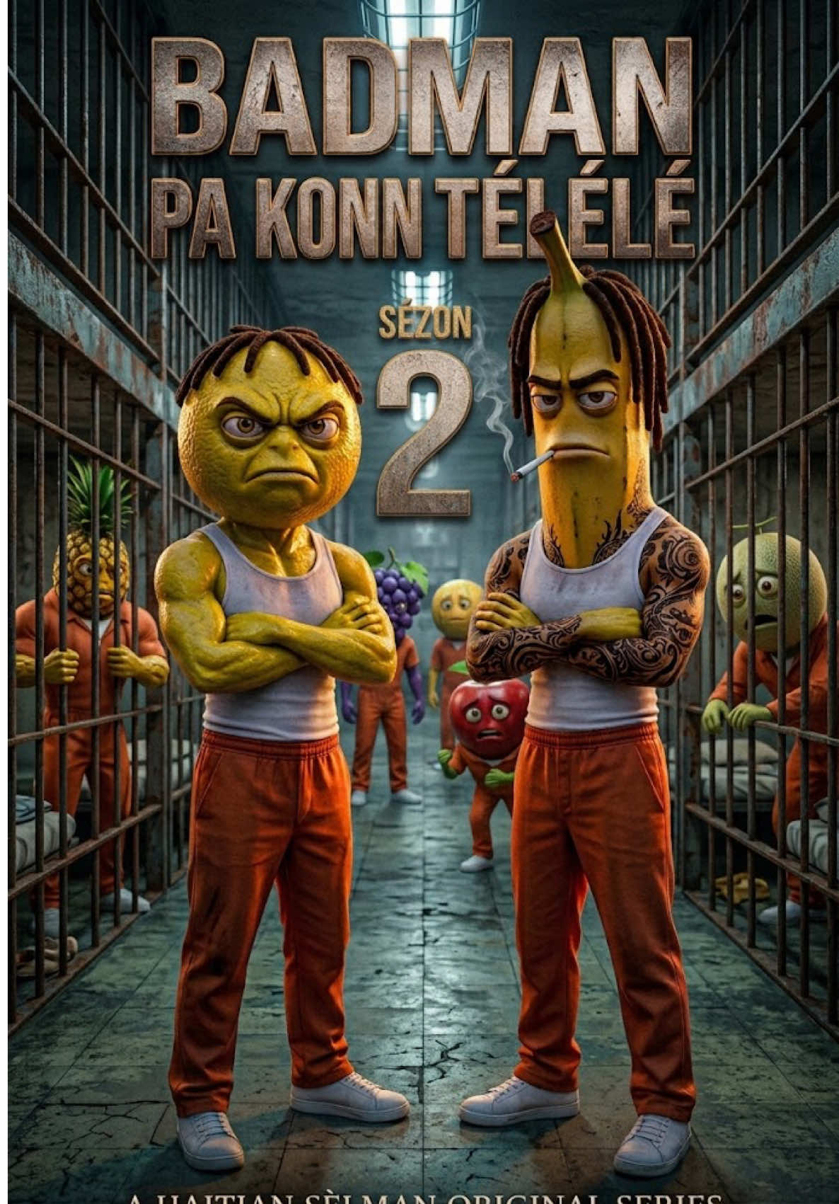 Badman pa konn télélé / sézon 2/ épizòd 7 / Haitian Sèlman / #fyp #funny #ai #haitian #comedy 