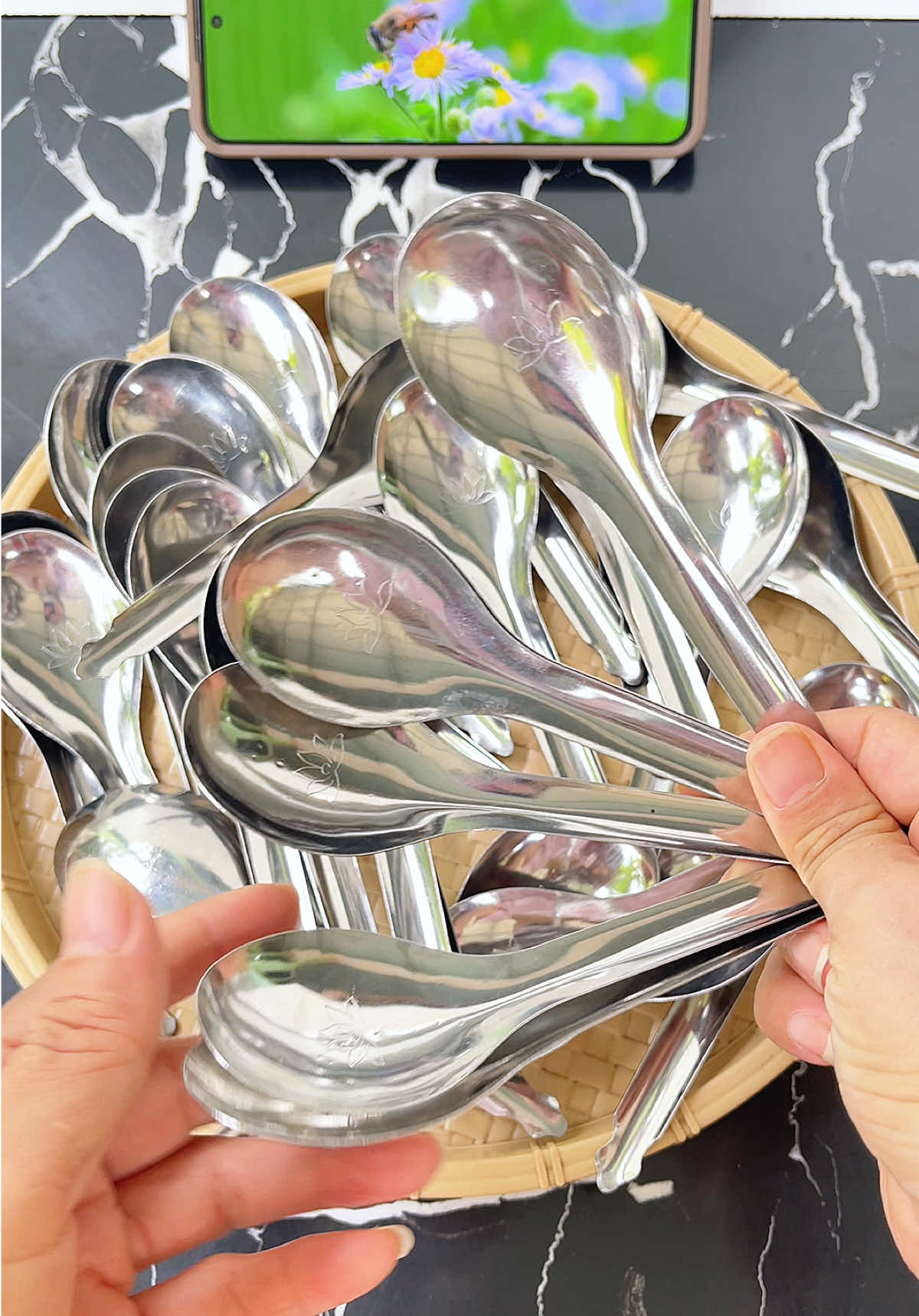 100/50/30/20 muỗng canh bầu inox về dặn #muonginox304 #muongancom #thìa #xuhuong 