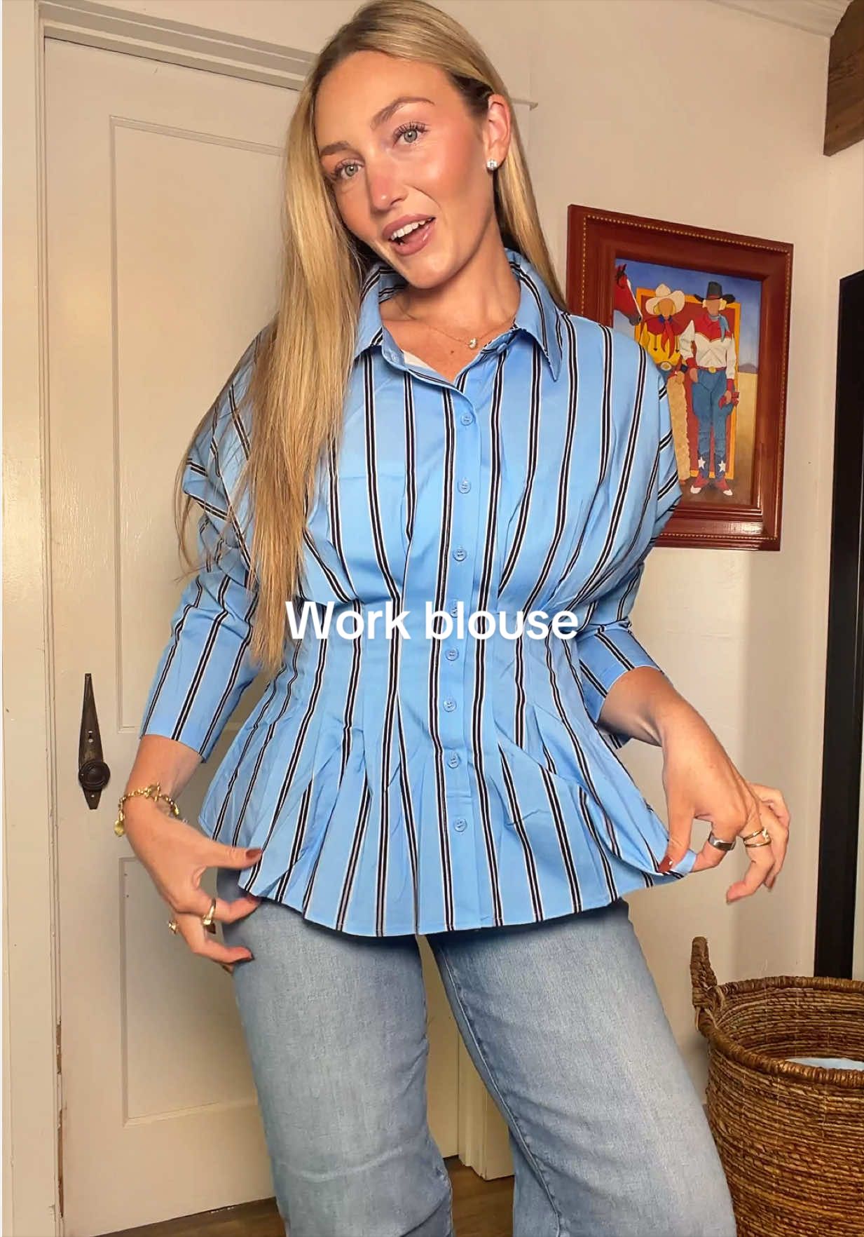 So good for the office  #tiktokshopstockup #fallfashion #blouse #workfriendly 