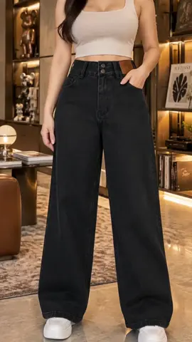ยีนส์9ส่วนกระบอกเล็ก สีดำแมท #jeans #OOTD #แฟชั่นสตรีท #สไตล์สตรีท #fyp 