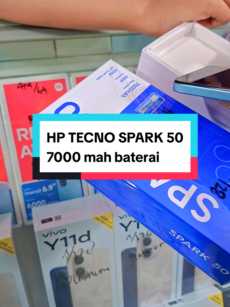 HP TECNO DPARK 50 RAM 4/6/8/128 GB #tecnoindonesia #tecnospark50 #fyp #videofyp #hpviral 