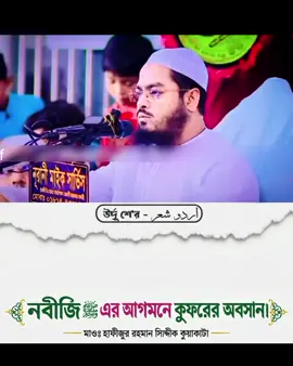 মাওঃ #হাফীজুর_রহমান_সিদ্দীক কুয়াকাটার হুজুরের কন্ঠে  চমৎকার #একটি_শের।