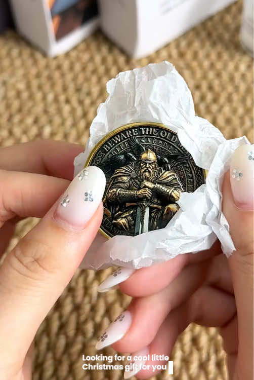 3D Nordic commemorative coin 🪙 #coin #VikingCoin #coins #colectable #tiktokmademebuyit 