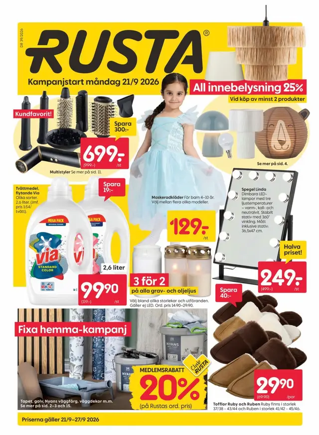 Rustas reklamblad denna veckan😍 #rusta @Rusta Sverige #reklamblad 