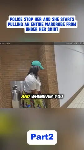 Police Stop Her And She Starts Pulling An Entire Wardrobe From Under Her Skirt#cops #copsusa🚔🇺🇸 #policeofficer #bodycam #foryou