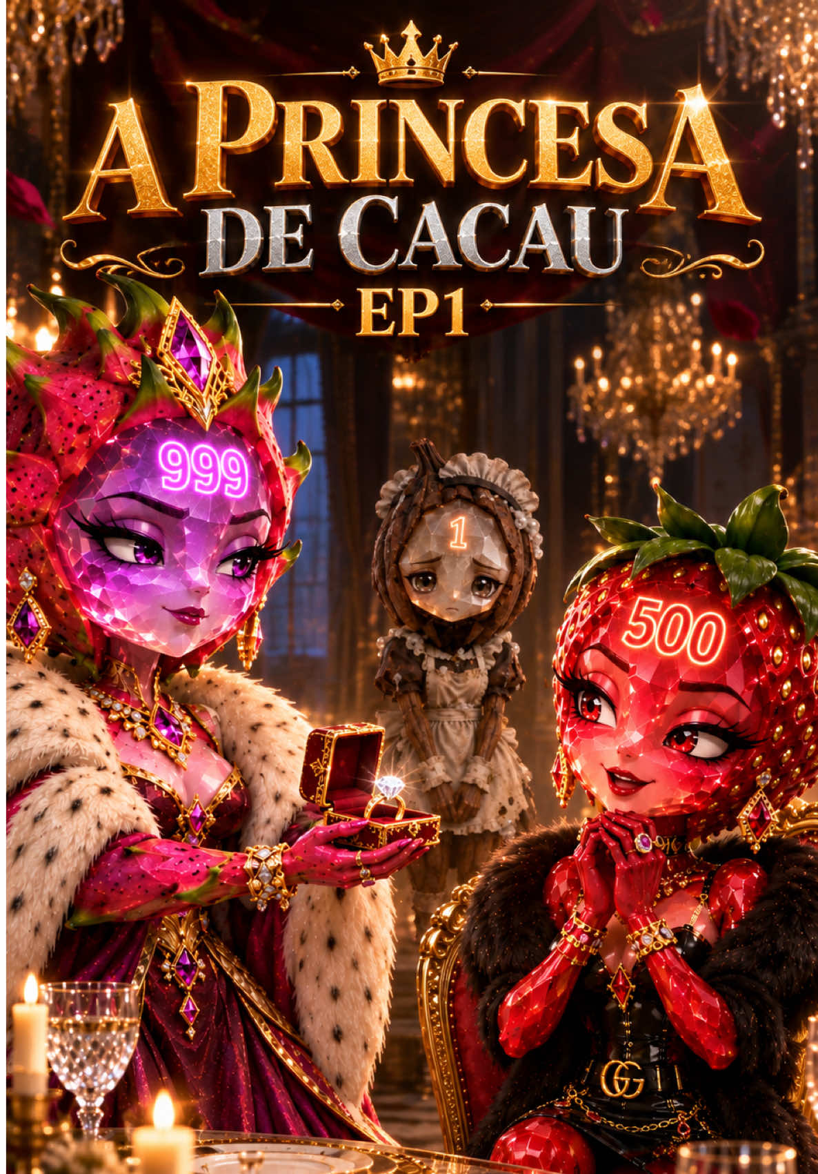 A Princesa de Cacau - EP1 #noveladefrutas #historias #creatorsearchinsights #neymarjr #frutas