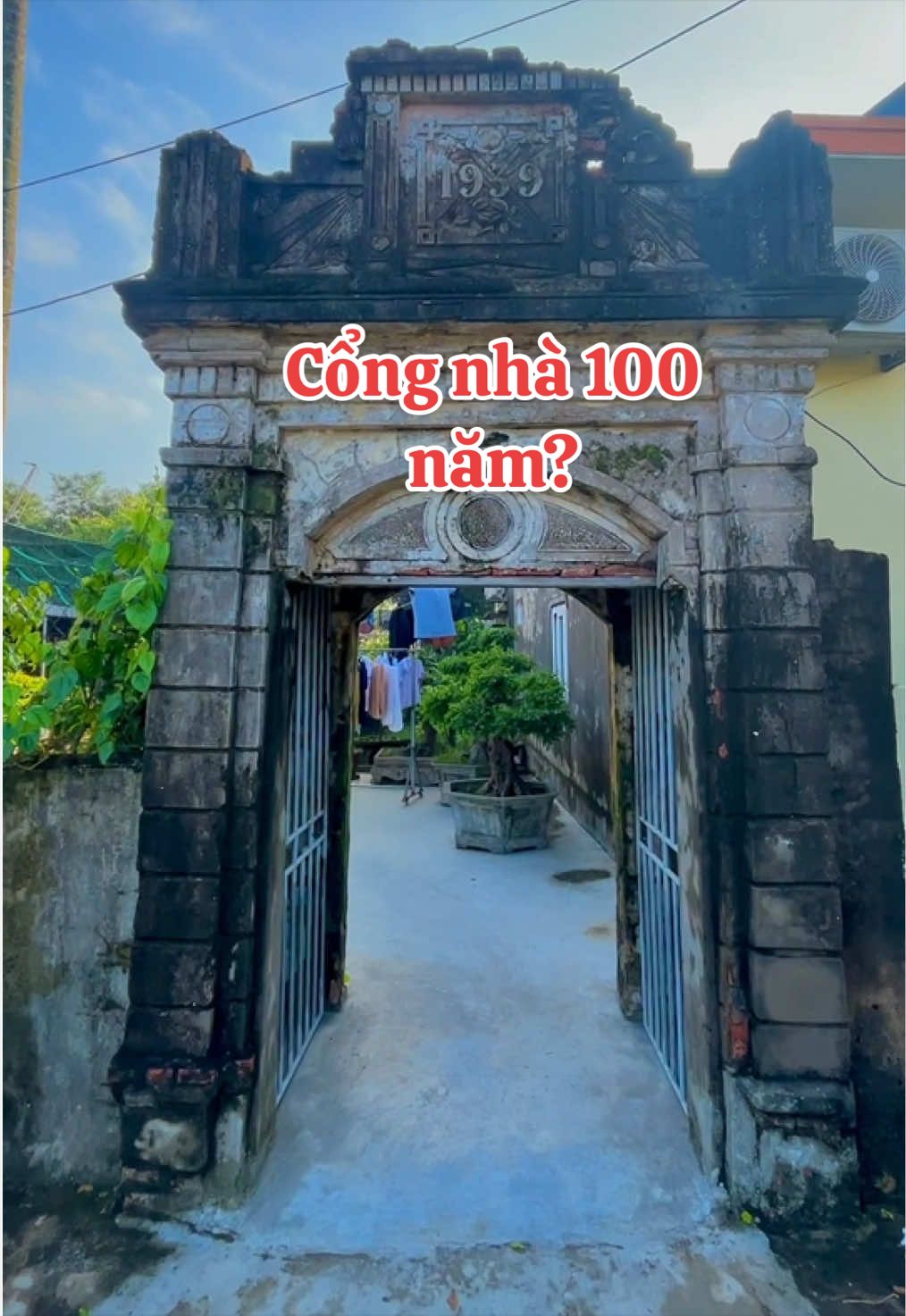Cổng nhà 100 năm? #muathuhanoi 