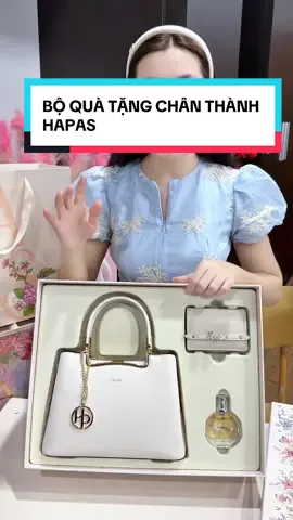 BỘ QUÀ TẶNG CHÂN THÀNH HAPAS #HAPAS #QUATANG2010 #QUATANGHAPAS #HAPASsuperbrandday #TuixachHAPAS 
