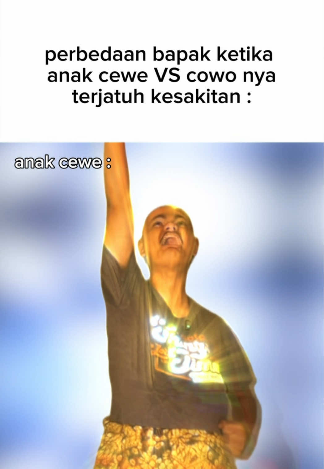 bapak lebih sayang ke anak cewenya.. 🥲