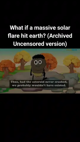 What if a massive Solar flare hit earth? ☀️🔥 Archived Uncensored Aumsum Video. #archivedvideo #aumsumtime #fyp #whatif #aumsum 