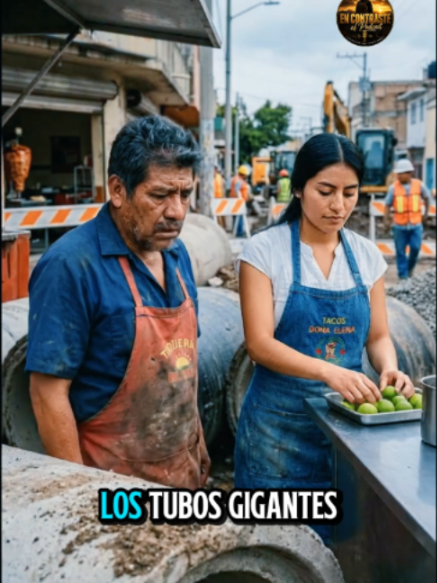 la calle estaba rota y nadie podía entrar a comer #novela #mexicocity #barrio #estadosunidos