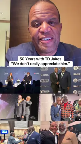 50 years of ministry. 50 years of pouring into people. 🙏🏾 Today, I honor my brother, my friend, and someone I proudly call one of my leaders, Bishop T.D. Jakes. From humble beginnings to building one of the most influential ministries in the world, his impact goes far beyond the pulpit. He has poured into families, entrepreneurs, leaders, pastors, communities, and generations across the globe. He understood something powerful: you cannot save someone’s soul on Sunday and ignore their struggle on Monday. Bishop Jakes has spent his life giving people permission to become the fullest version of themselves—and reminding us that hope still rises. Above all else, he’s simply good people. Thank you, Bishop T.D. Jakes, for your leadership, sacrifice, friendship, and 50 years of service. I love you, my brother. Happy 50th anniversary in ministry! 🙏🏾❤️ #TDJakes #FinancialFreedom #FinancialLiteracy 