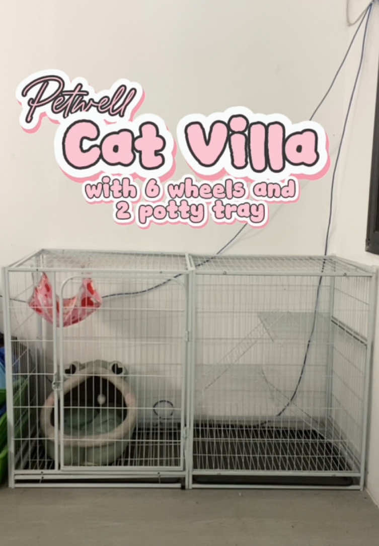 Cat Villa na kasya hanggang 6 cats!🙀🥰🏡 quality and comfy cat cage #catvilla #catcage #catcondo #cageforcats #petwell 
