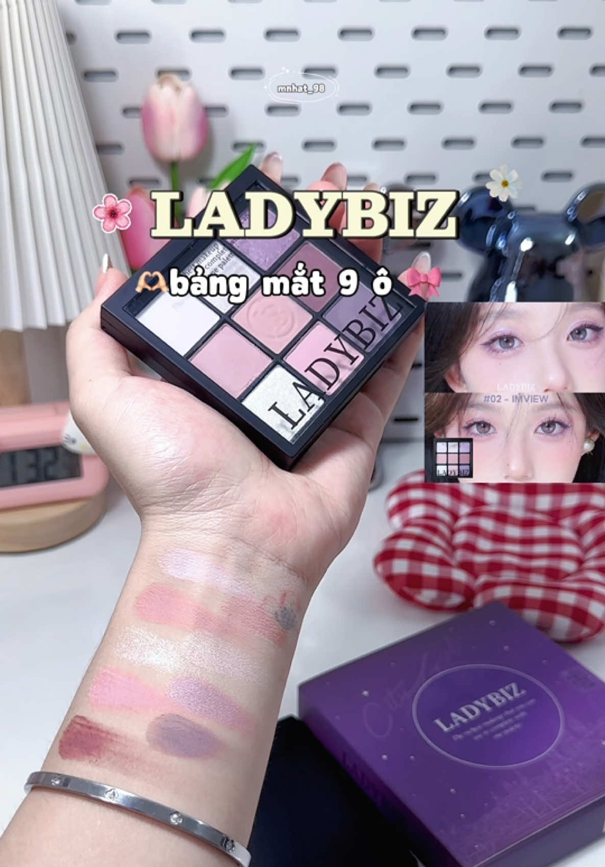 3in1 mua 1 được luôn cả face luôn ý mí bà ơi #ladybiz #eyeshadow #3in1 
