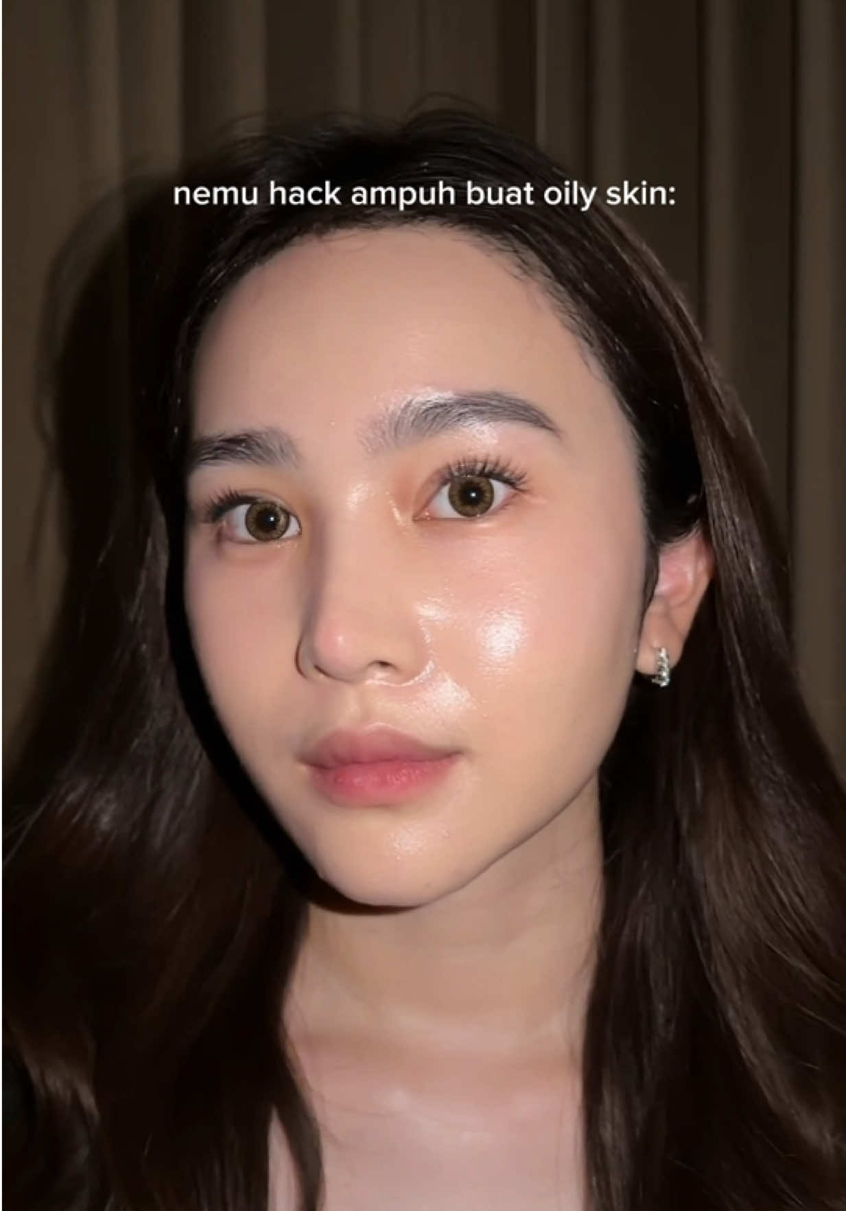 ampuh bgt buat nahan minyak pake ini, buat oily skin pasti suka sih #loosepowder #makeuptutorial 