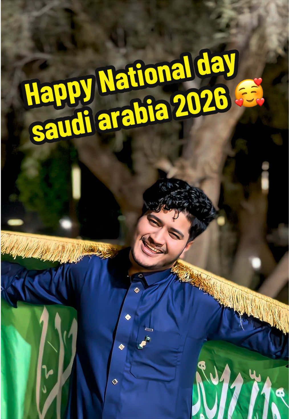 Happy national day in Saudi Arabia 2026🥰💙 #foryou #foryoupage #tiktok #sorafvideo #sorafvoice 