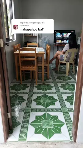 Replying to @jeregallego34 Linoleum rubberized floormat for home decoration, suitable for protecting and beautifying floors in kitchens, living rooms, bedrooms, dining areas, workspaces, and other parts of the home. Designed with a waterproof and oilproof surface for convenient everyday use and easy cleaning. Sold per yard with a fixed size of 3 feet haba by 6 feet lapad per order quantity. This practical floor covering is ideal for adding a clean and decorative finish to your space while helping protect the floor from dirt and spills. linoleum floormat rubberized floor leather floor sticker waterproof floormat oilproof floor covering home decoration kitchen mat living room mat bedroom mat dining area mat sold per yard 3 feet by 6 feet fixed size floor decor.