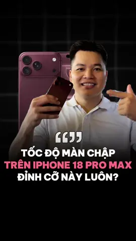 Tốc độ màn chập trên iPhone 18 Pro Max - dừng hạt mưa 🥶👀 #xuhuong #thanhcongnghe #iphone18promax #cameraiphone #fmedia 