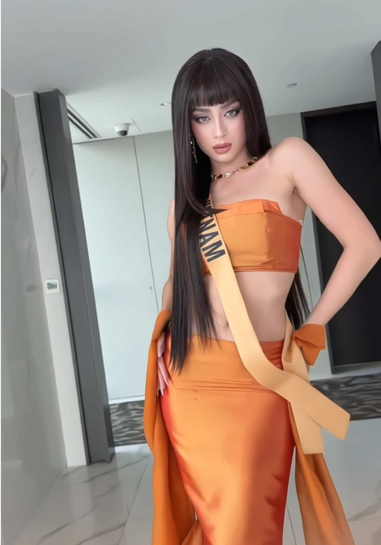 Outfit check day 6 #EmouraPham #SenVang #MissGrandVietNam #MissGrandInternational 
