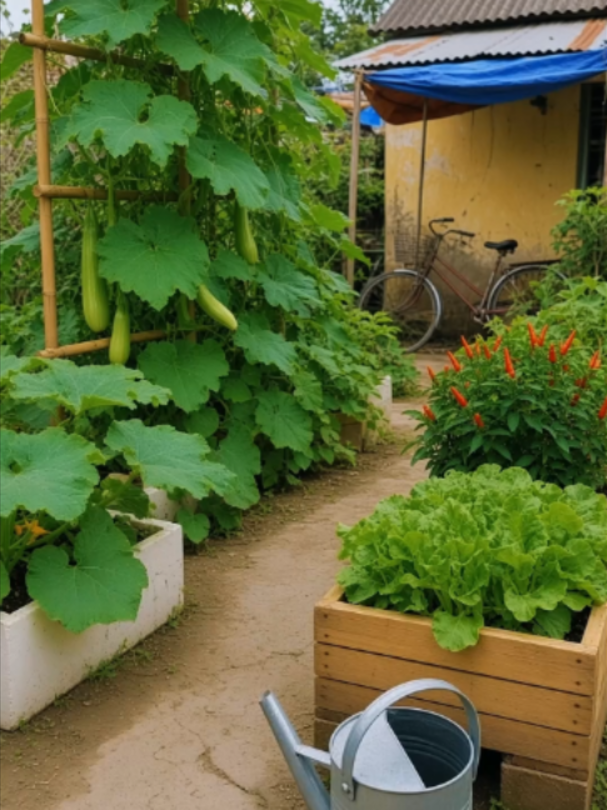 Góc nhỏ bình yên #garden #nguoiyeucay #trồngcây #gardening #gardendiy #anhthovuon #vườn #cây