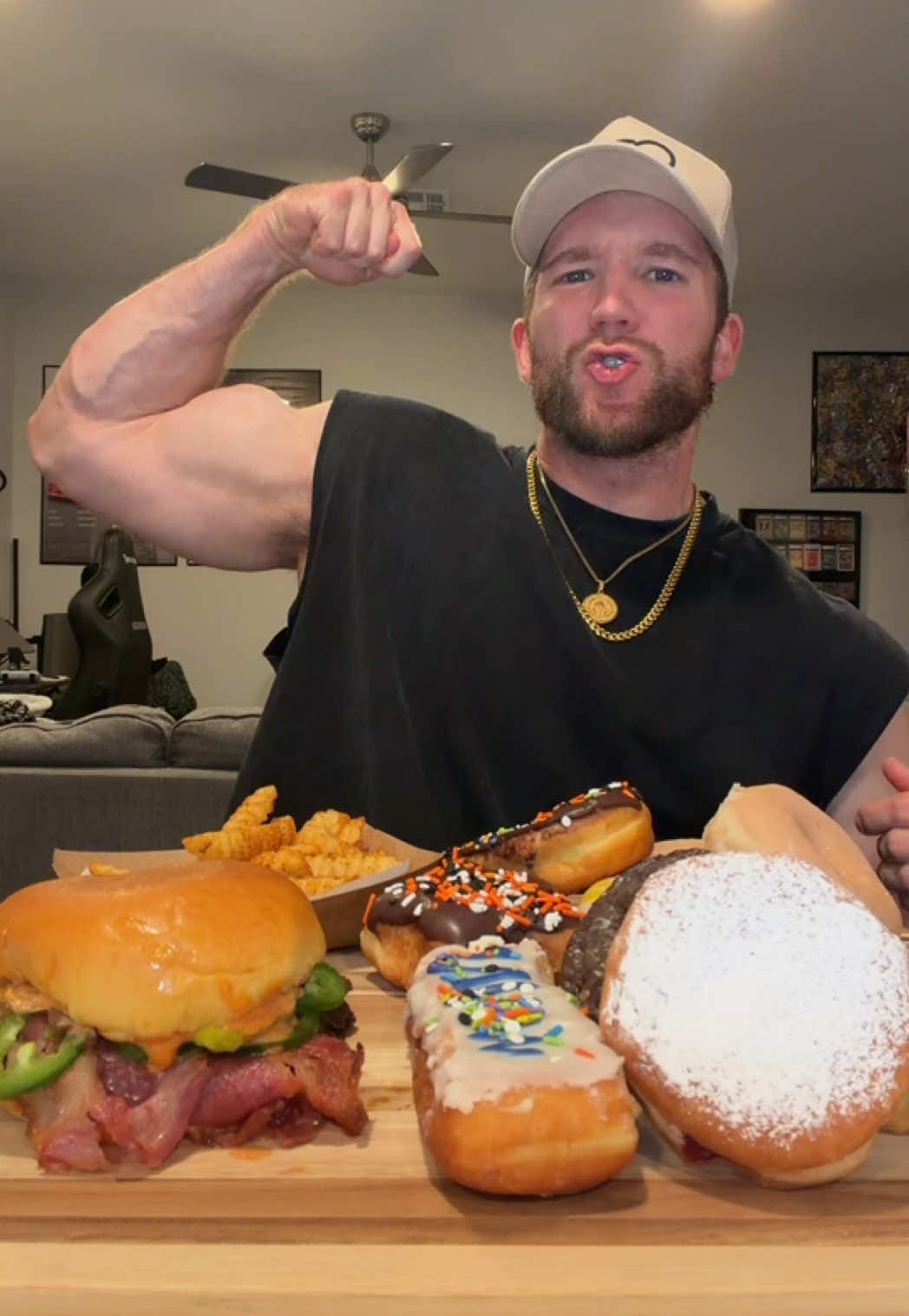 Looks like a well balanced meal to me🤷‍♂️