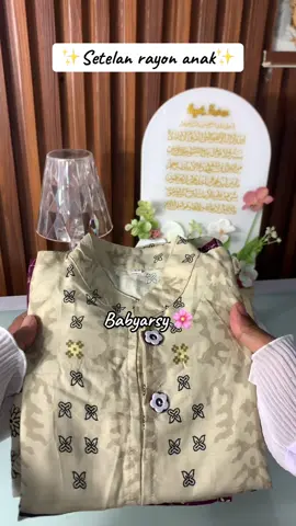 Setelan anak rayon
