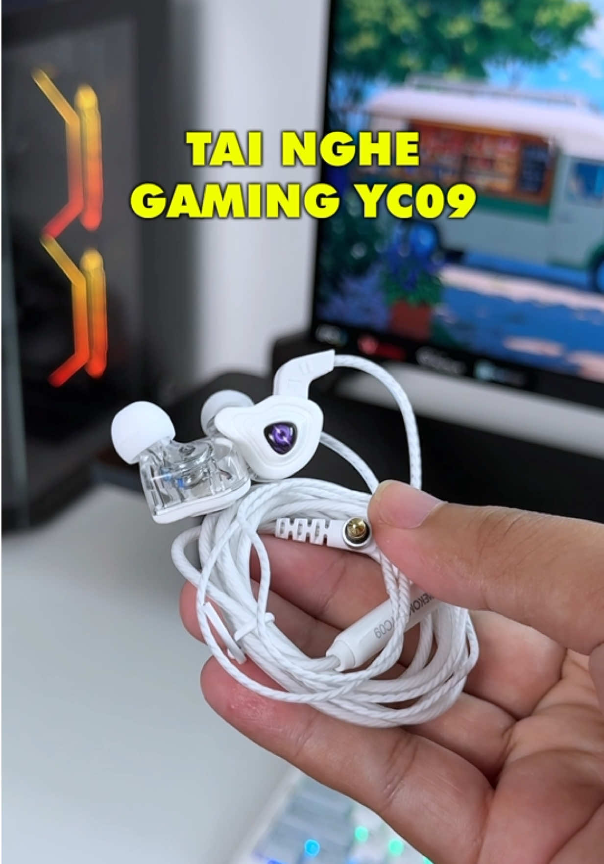 Trả lời @💝💞Nuôi Hạnh Phúc 💖💞 Tai nghe gaming có dây WEKOME YC09 #tainghe #tainghecoday #tainghegaming #docongnghe #phukiendienthoai 