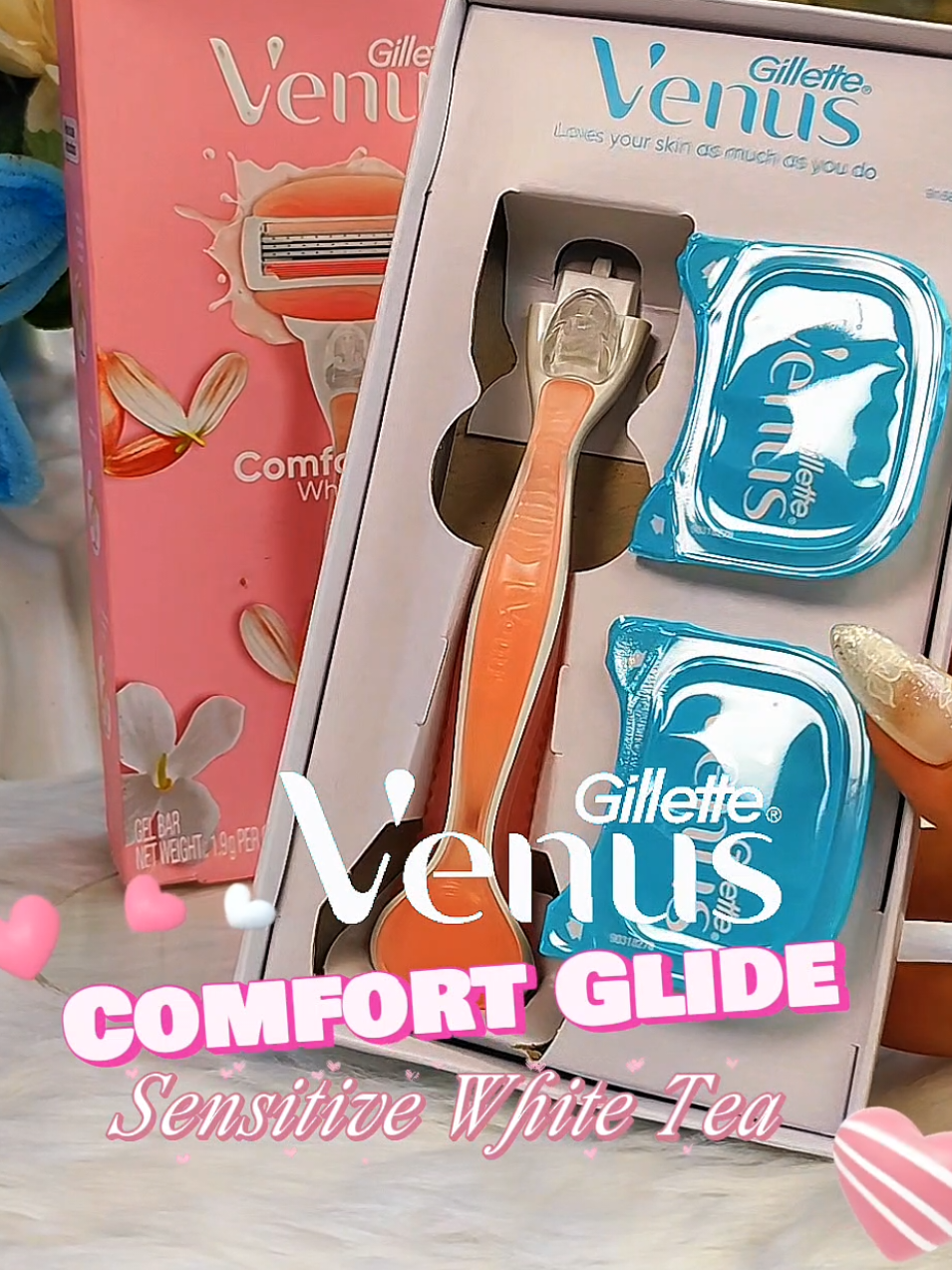Gillette Razor for Sensitive Skin @pg.personal.care @We are Pulse Media #Gillette  #GilletteVenus  #comfortglidesensitive   #gillettevenuswhitetea  #pgpersonalcare 