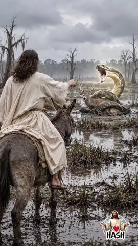 God rescues the deer wrapped in a python #jesus #god #lord #faith 