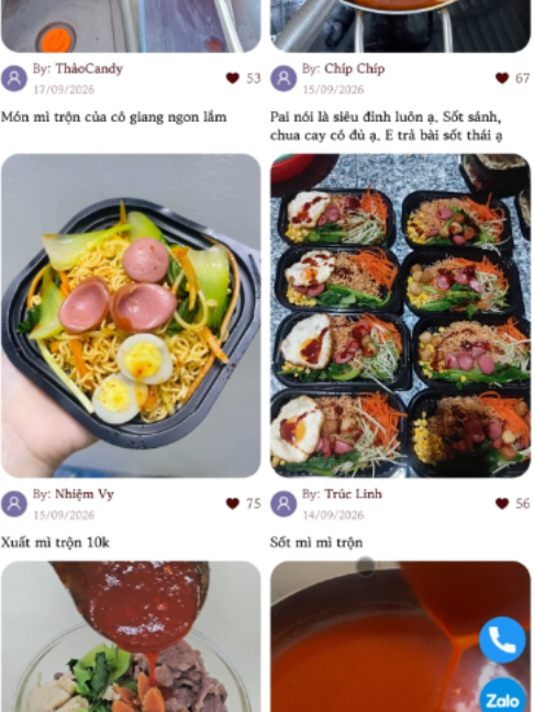 Sốt Thái trộn mỳ siêu ngon, học viên trả bài trong 1 nốt nhạc! #caogiang #caogiangdaynauan