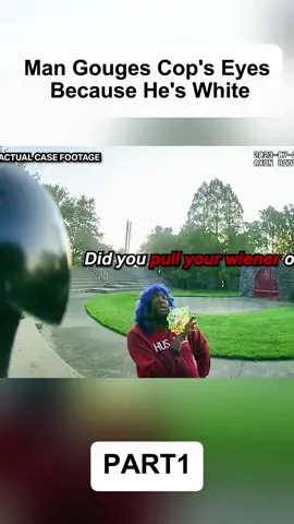 Man Gouges Cop's Eyes Because He's White #cops #copsusa#policeofficer #bodycam #foryou 