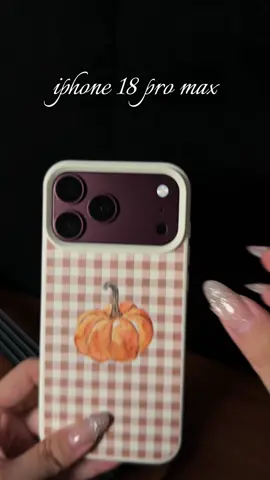 Pumpkin season looks even better on your phone 🎃🤎 This gingham case brings the perfect cozy fall vibe. #PumpkinPhoneCase　 #iPhone18ProMax　 #fyp　 #phonecase　 #tiktokshop 