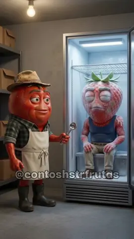 O tomate fez sorvete de morango e limão  #foryoupage 