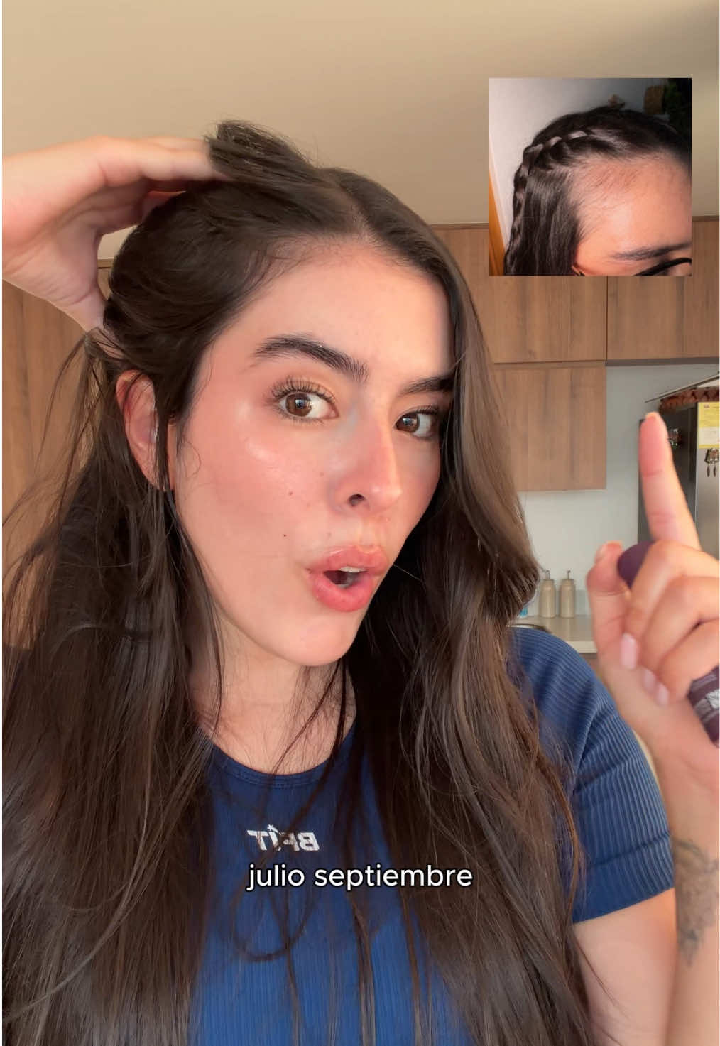 Esos pelitos nuevos me tienen obsesionada 🥹✨ #HairGrowth #ThinningHair #HairDensity #FullerHair #HairCare