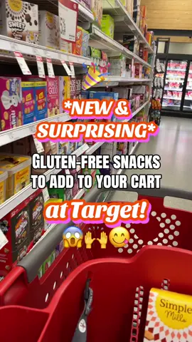 If you’re gluten-free you need to check out these new and surprising snack finds at @target 🙌🎉 Have you tried any of these?! Let me know in the comments! #glutenfree #figpartner #target #targetfinds #glutenfreesnacks 