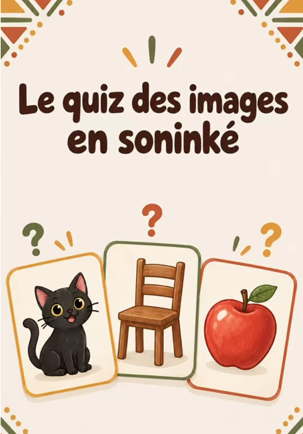 Petit quiz en image. Niveau facile ! Alors tu as eu combien de bonnes réponses ? Écris ton score en commentaire ! 💯 #soninkara🇸🇳🇲🇱🇲🇷🇬🇲🇬🇳 #soninke #lecture #soninkara #soninké 