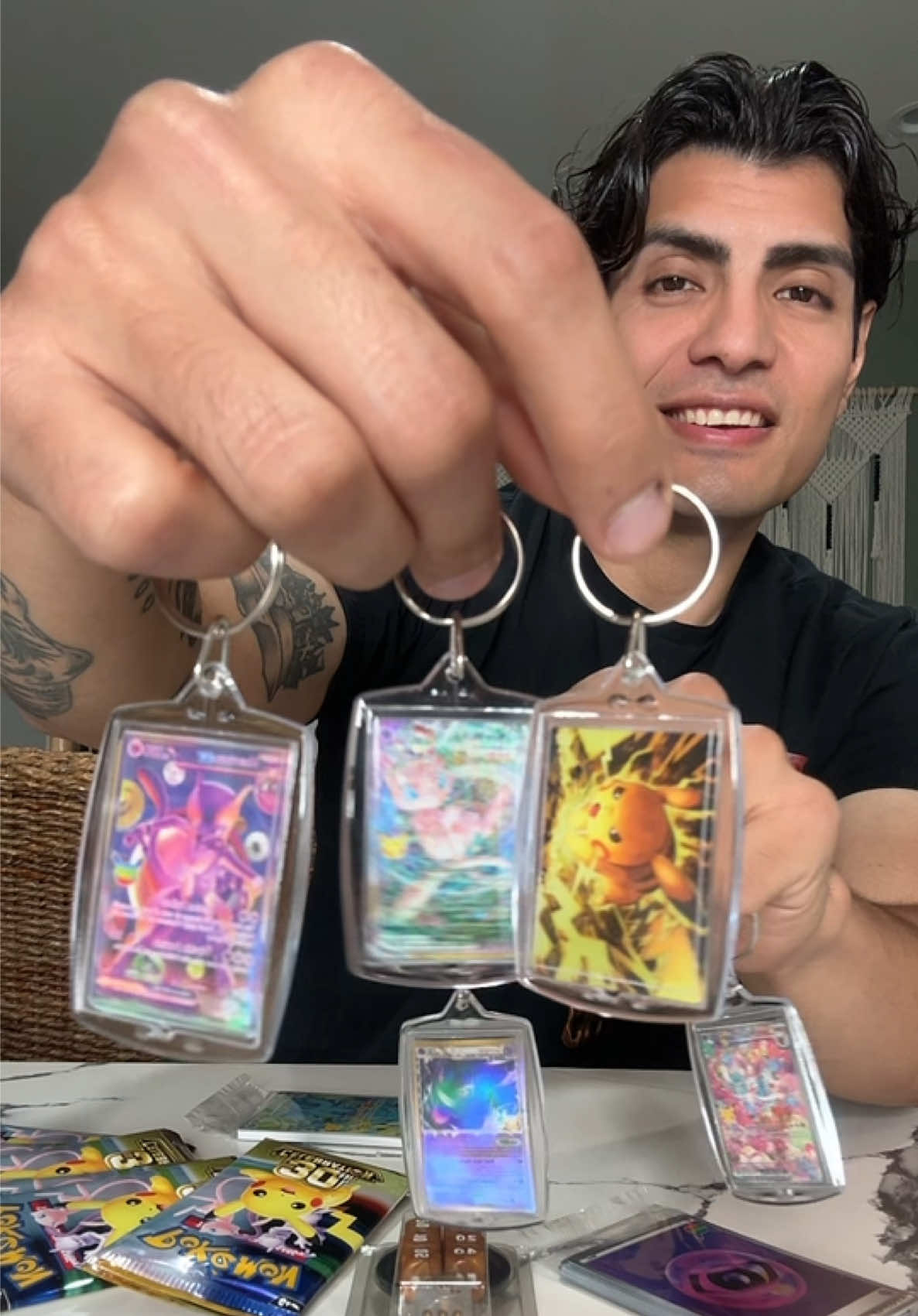 Pokémon 30th celebration keychains