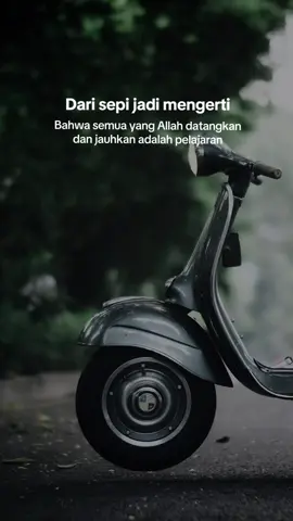 Proses Setiap Orang Berbeda: Hidup bukanlah sebuah perlombaan untuk membandingkan diri dengan orang lain. Setiap individu memiliki linimasa, tantangan, dan definisi suksesnya masing-masing. Tetap semangat bpk2 buibu 👌😁#vespa #kehidupan 