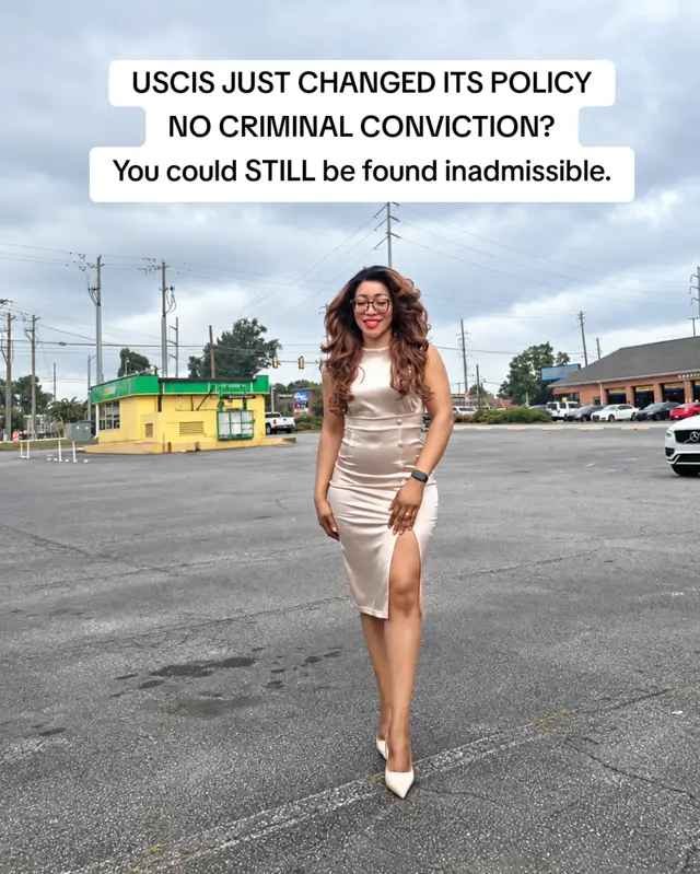 USCIS POLICY UPDATE: A criminal conviction is not always required for certain serious inadmissibility findings. New USCIS guidance addresses controlled-substance trafficking, human trafficking, and money laundering, including the evidence officers may consider when deciding immigration benefits. Your prior statements, immigration records, and other evidence in your file can matter.  Effective September 23, 2026. #USCIS #ImmigrationNews #ImmigrationLaw #GreenCard #AdjustmentOfStatus 